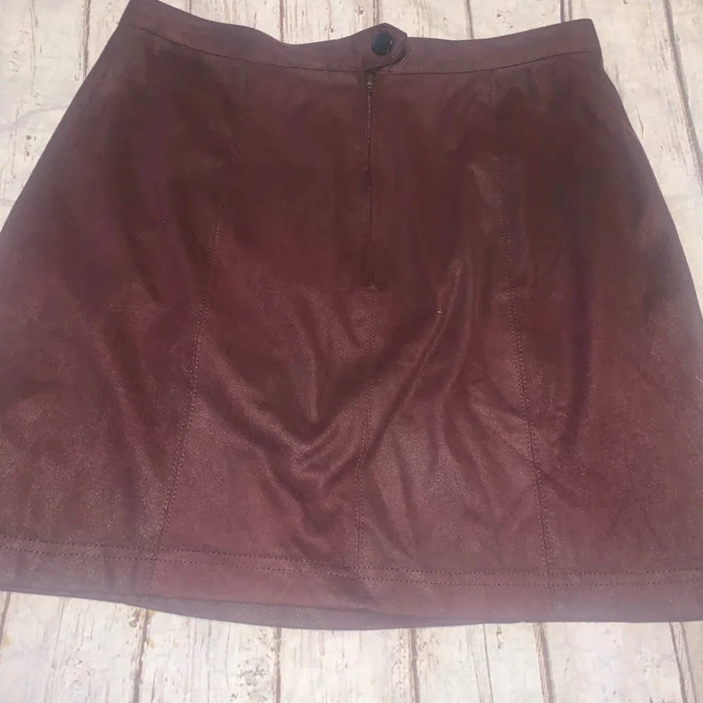 Free People, Rumi purple ruched mini skirt Xs/S